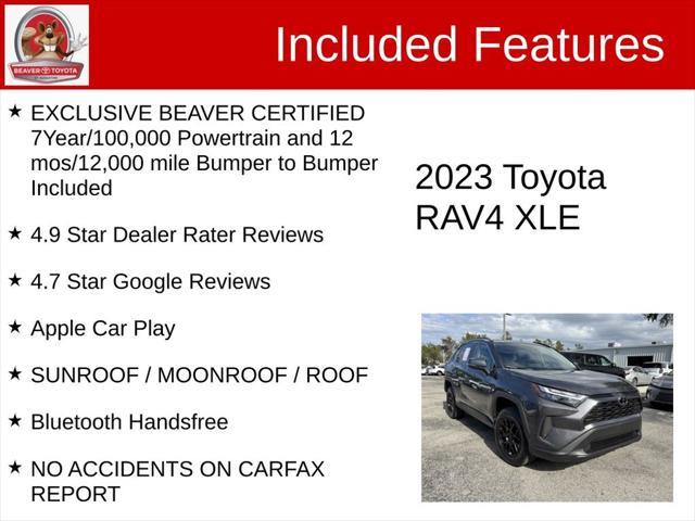 used 2023 Toyota RAV4 car, priced at $30,200