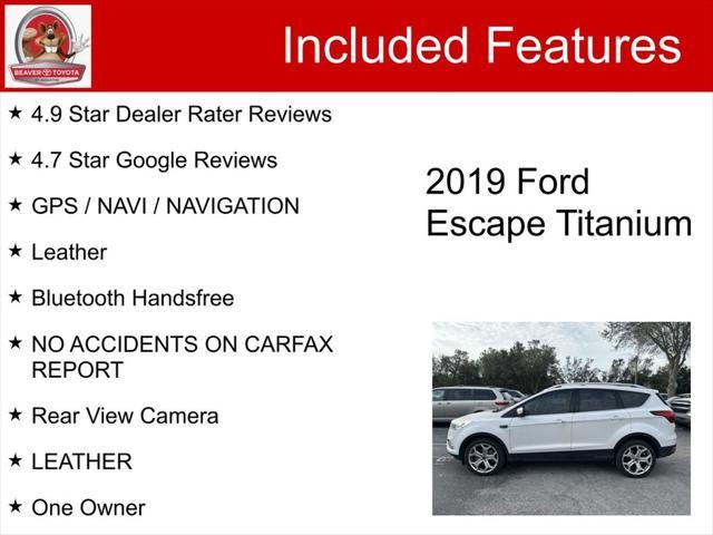 used 2019 Ford Escape car, priced at $15,600