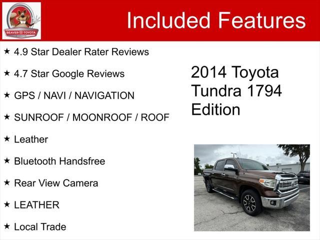 used 2014 Toyota Tundra car, priced at $23,700