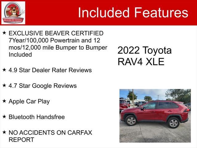 used 2022 Toyota RAV4 car, priced at $25,600