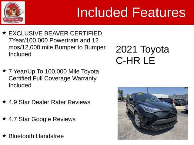 used 2021 Toyota C-HR car, priced at $20,667