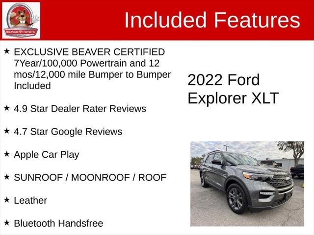 used 2022 Ford Explorer car, priced at $26,800