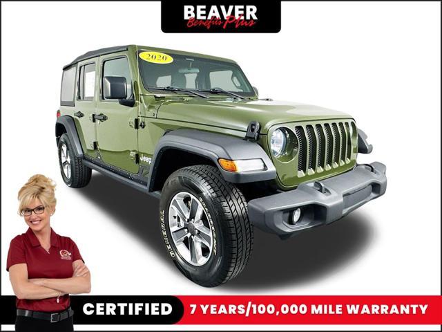 used 2020 Jeep Wrangler Unlimited car, priced at $26,500