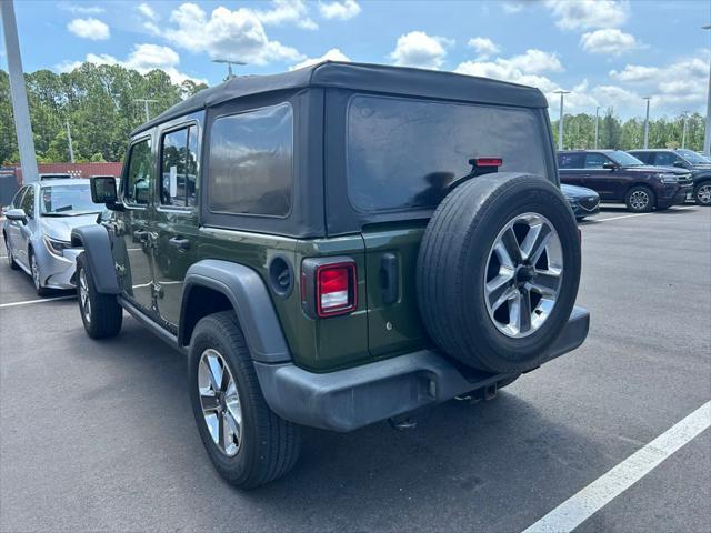 used 2020 Jeep Wrangler Unlimited car, priced at $27,800