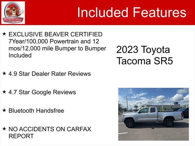 used 2023 Toyota Tacoma car, priced at $36,200