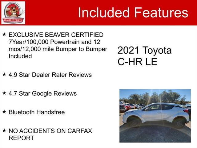 used 2021 Toyota C-HR car, priced at $22,200