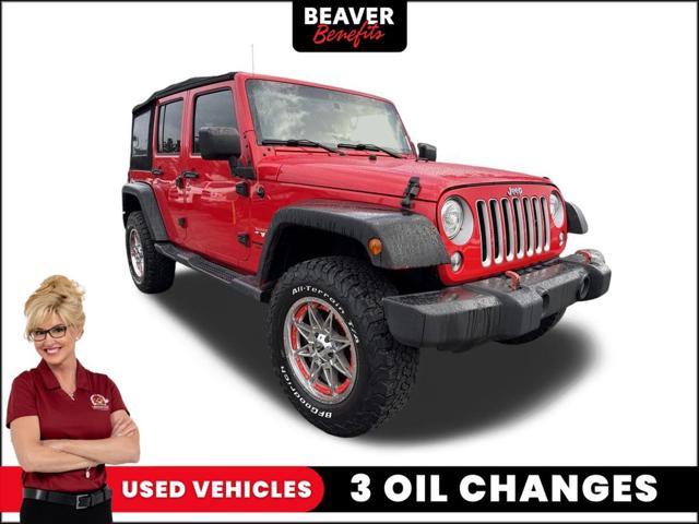 used 2018 Jeep Wrangler JK Unlimited car, priced at $24,800