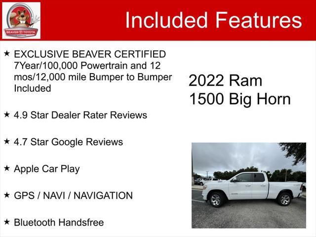 used 2022 Ram 1500 car, priced at $32,000