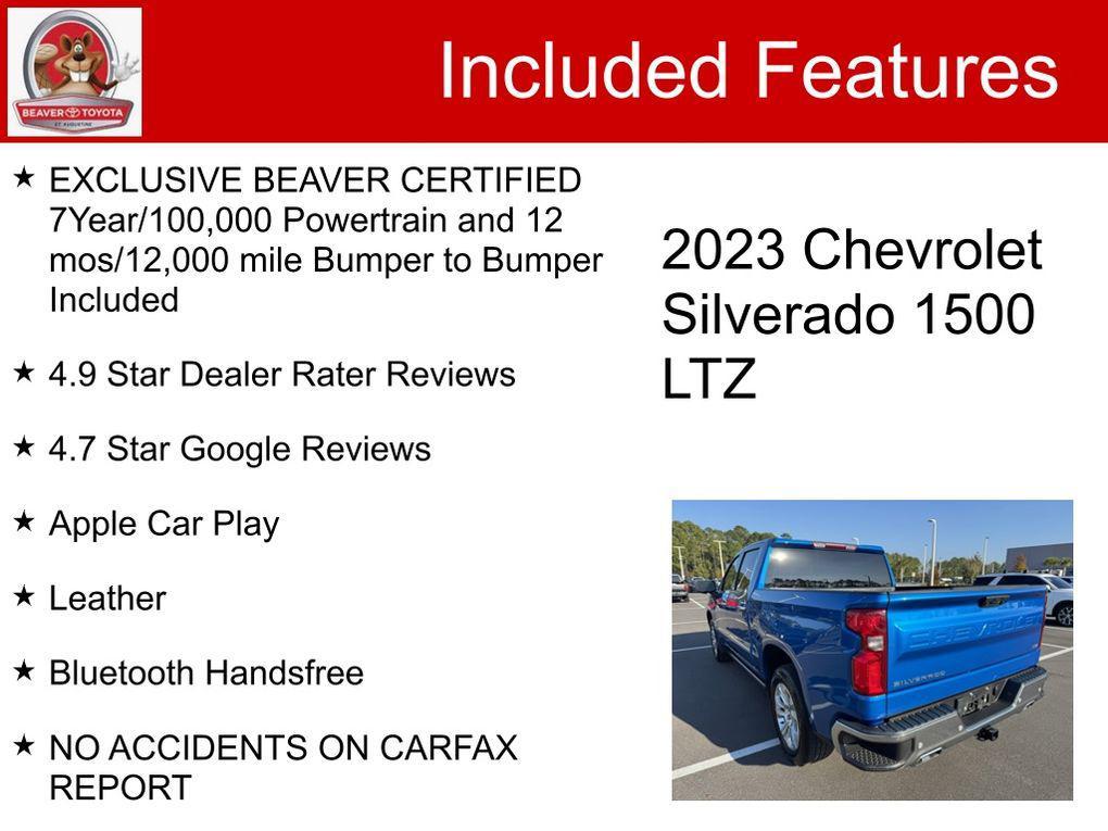 used 2023 Chevrolet Silverado 1500 car, priced at $43,900