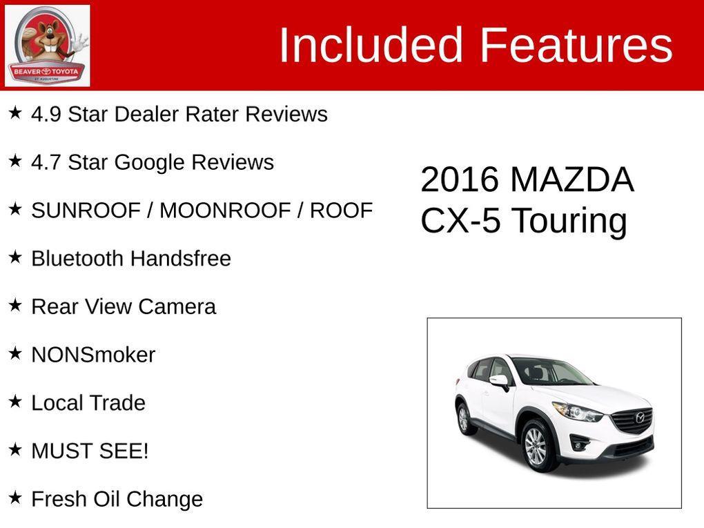 used 2016 Mazda CX-5 car, priced at $14,400