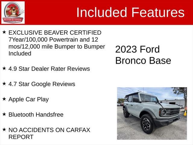 used 2023 Ford Bronco car, priced at $47,300