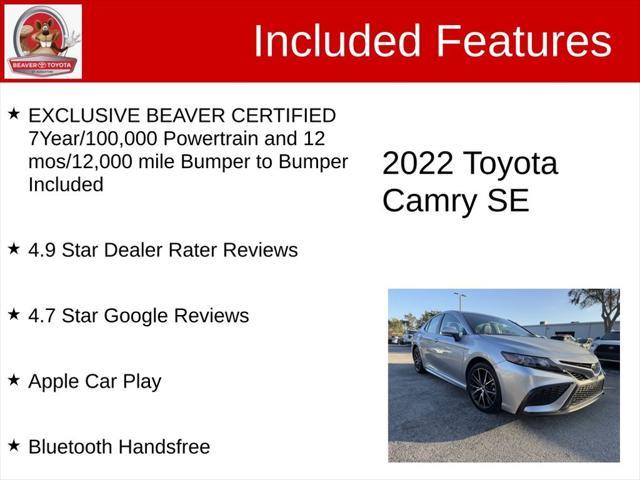 used 2022 Toyota Camry car, priced at $21,900