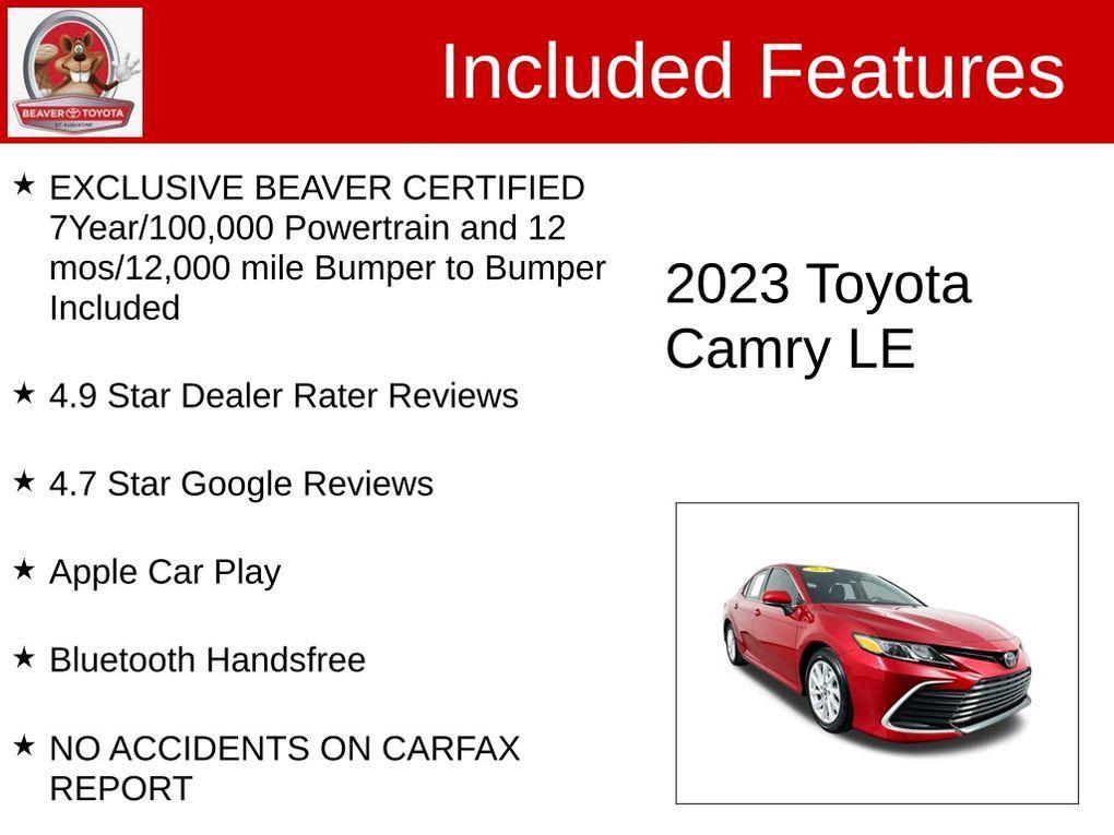 used 2023 Toyota Camry car, priced at $23,900
