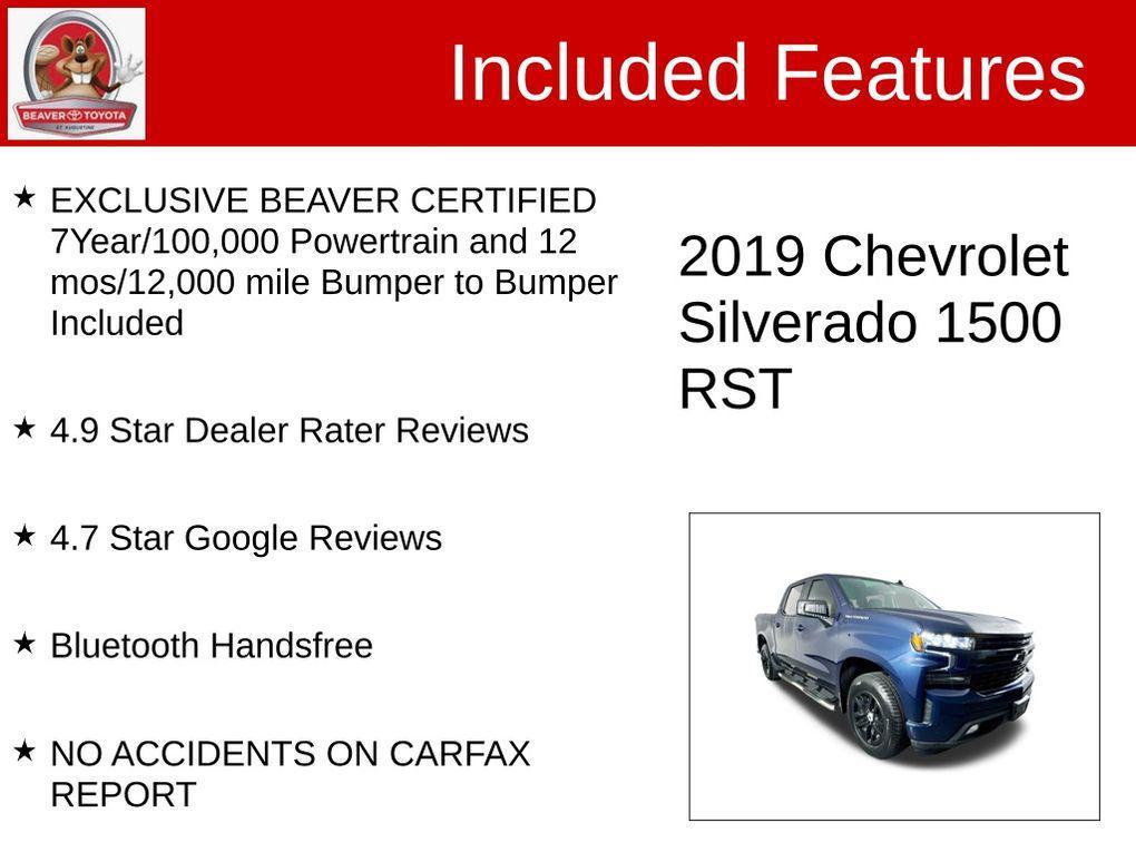 used 2019 Chevrolet Silverado 1500 car, priced at $29,900