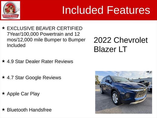 used 2022 Chevrolet Blazer car, priced at $26,500