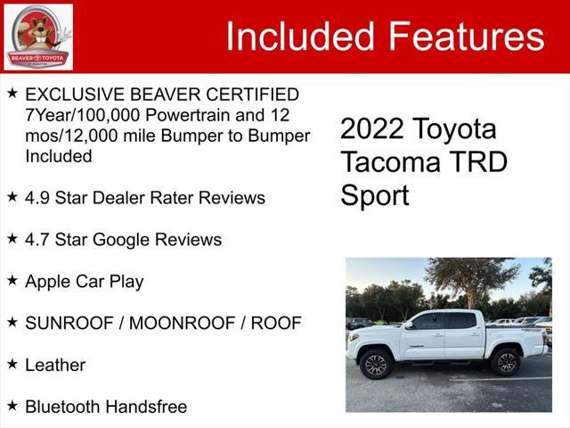 used 2022 Toyota Tacoma car, priced at $42,500