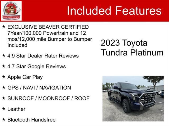 used 2023 Toyota Tundra car, priced at $59,500