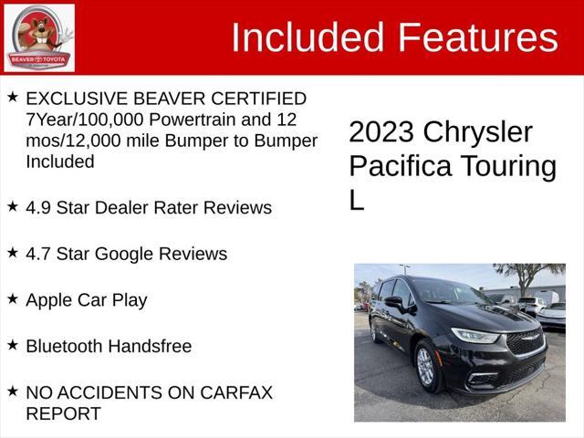 used 2023 Chrysler Pacifica car, priced at $22,200