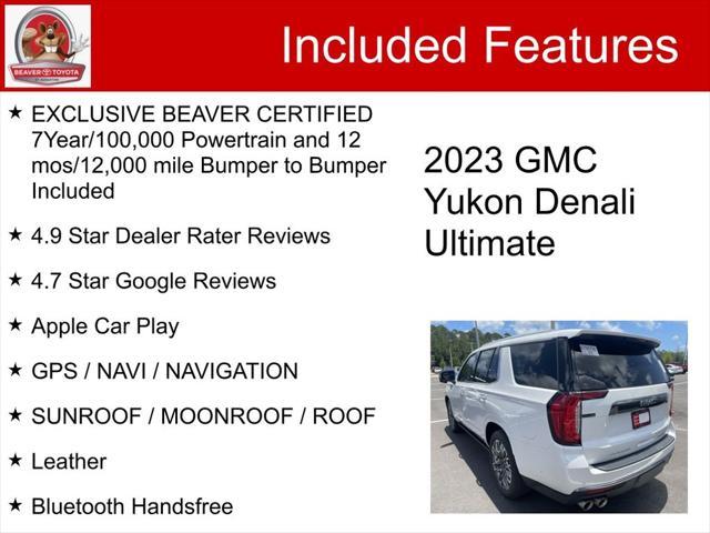 used 2023 GMC Yukon car, priced at $76,200