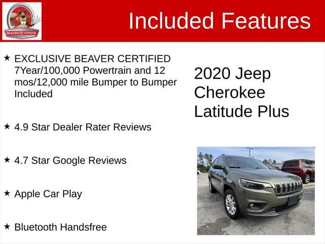 used 2020 Jeep Cherokee car, priced at $17,800