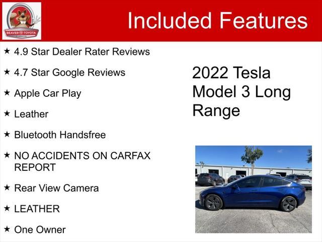 used 2022 Tesla Model 3 car, priced at $27,000