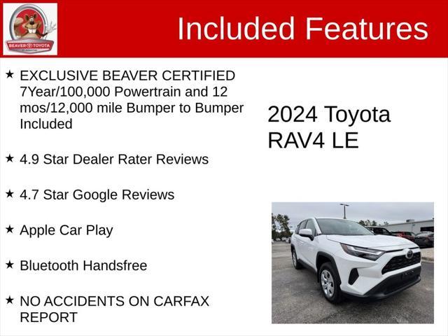 used 2024 Toyota RAV4 car, priced at $30,400