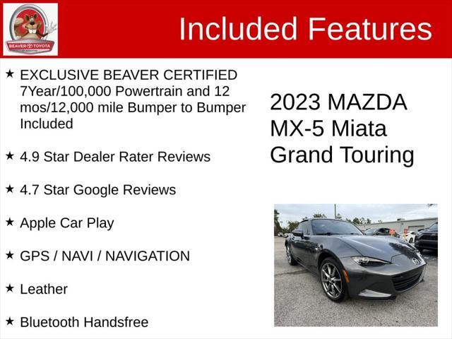 used 2023 Mazda MX-5 Miata RF car, priced at $29,900