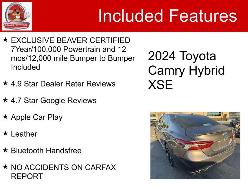 used 2024 Toyota Camry Hybrid car, priced at $34,000