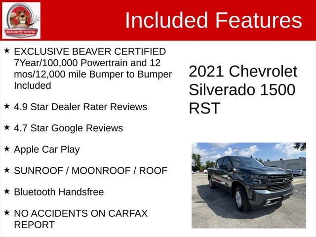 used 2021 Chevrolet Silverado 1500 car, priced at $38,900