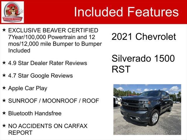 used 2021 Chevrolet Silverado 1500 car, priced at $41,000