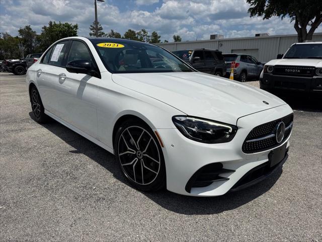 used 2021 Mercedes-Benz E-Class car, priced at $34,200