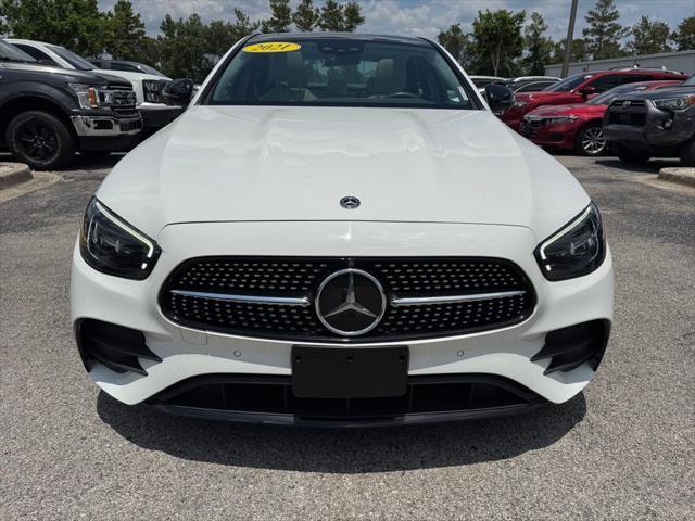 used 2021 Mercedes-Benz E-Class car, priced at $34,200