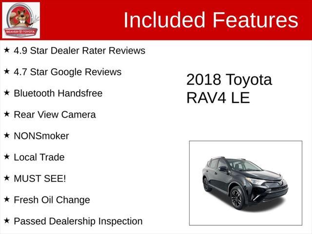 used 2018 Toyota RAV4 car, priced at $17,700