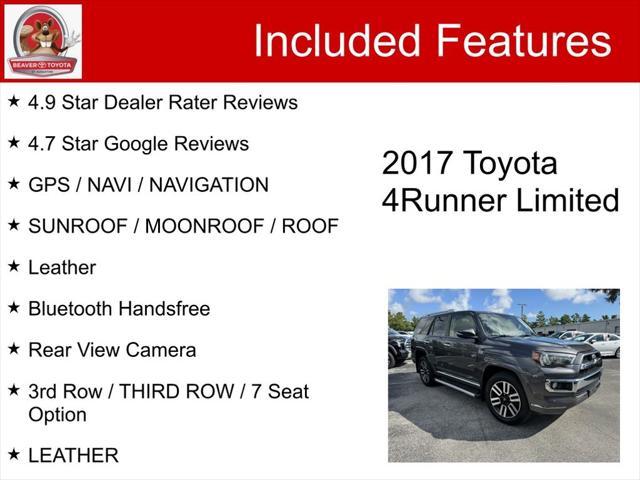 used 2017 Toyota 4Runner car, priced at $33,200