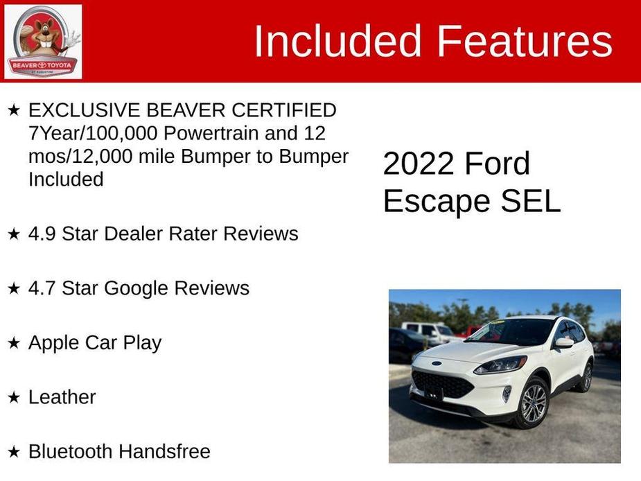used 2022 Ford Escape car, priced at $24,085