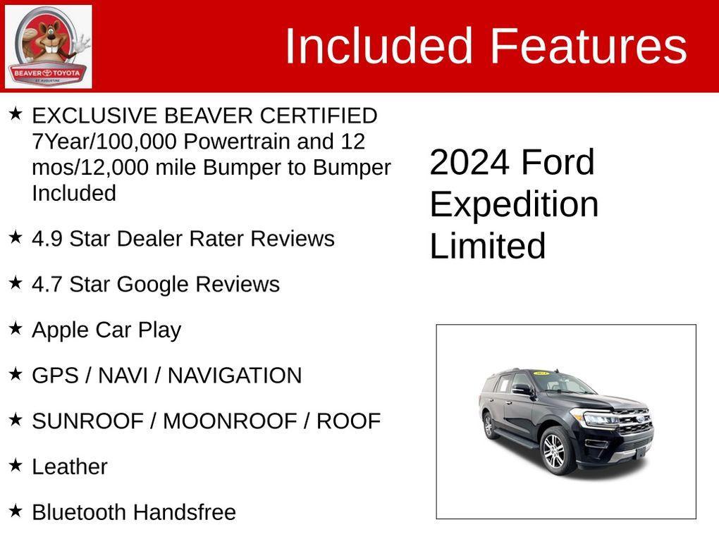 used 2024 Ford Expedition car, priced at $47,500