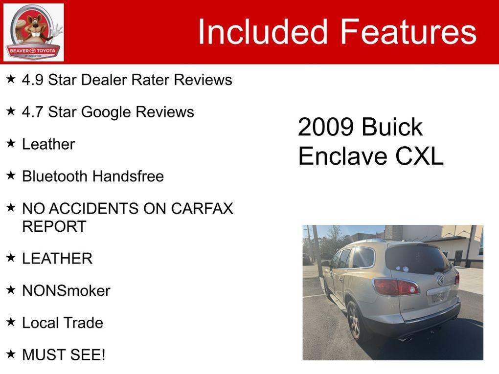 used 2009 Buick Enclave car, priced at $7,600
