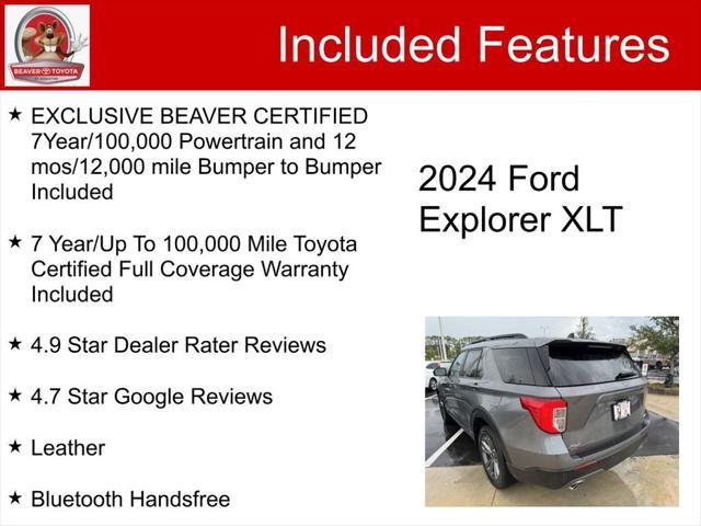 used 2024 Ford Explorer car, priced at $37,500