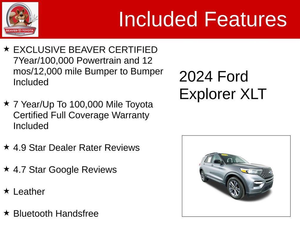 used 2024 Ford Explorer car, priced at $35,200