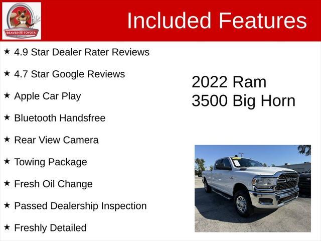 used 2022 Ram 3500 car, priced at $52,900