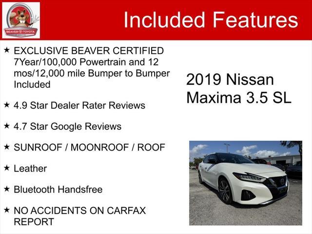 used 2019 Nissan Maxima car, priced at $24,300