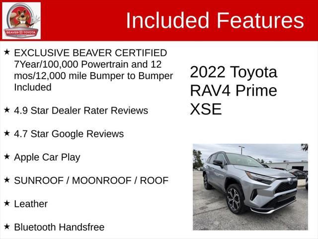 used 2022 Toyota RAV4 Prime car, priced at $43,500