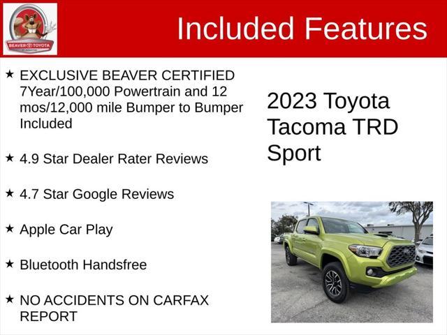 used 2023 Toyota Tacoma car, priced at $36,900