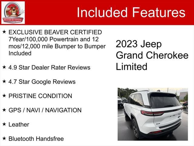 used 2023 Jeep Grand Cherokee car, priced at $37,600