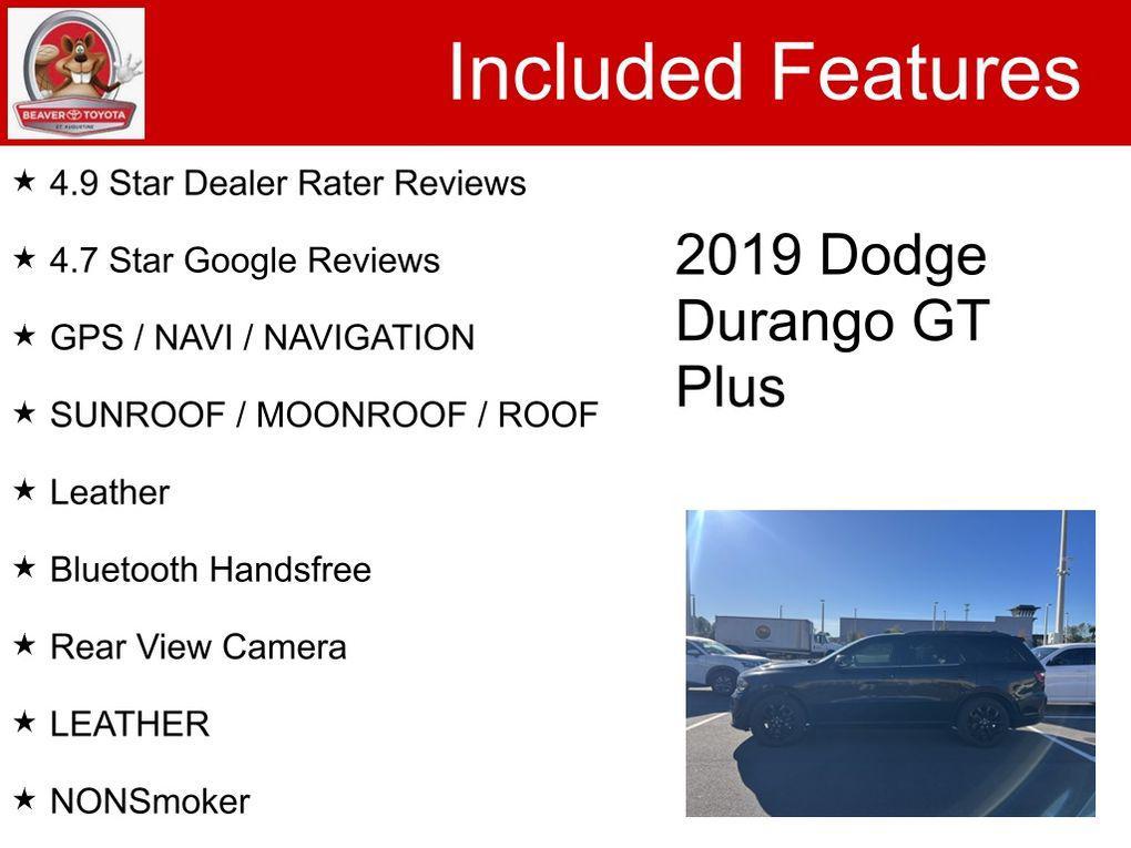 used 2019 Dodge Durango car, priced at $15,300