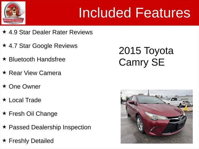 used 2015 Toyota Camry car, priced at $15,100