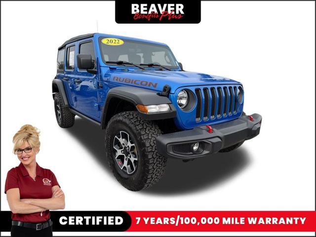 used 2022 Jeep Wrangler Unlimited car, priced at $42,400