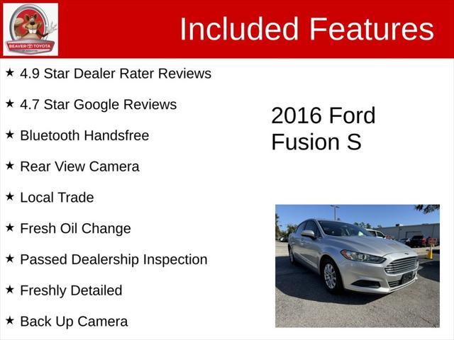 used 2016 Ford Fusion car, priced at $11,900