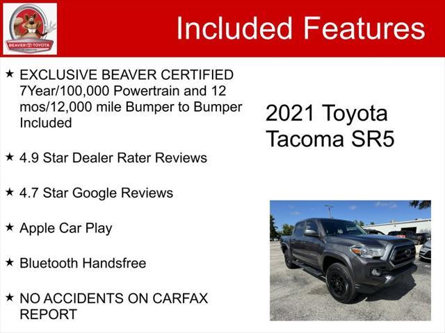 used 2021 Toyota Tacoma car, priced at $32,700