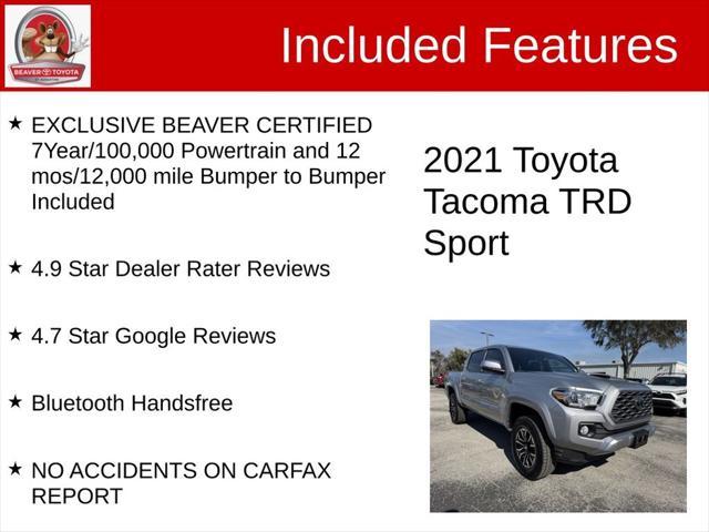 used 2021 Toyota Tacoma car, priced at $34,600